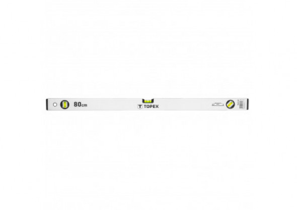 Poziomnica aluminiowa anodowana 80 cm, 3 libelle