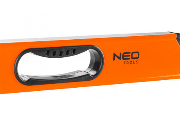 Poziomnica aluminiowa z uchwytem, 3 libelle, frezowane powierzchnie miernicze, 60 cm