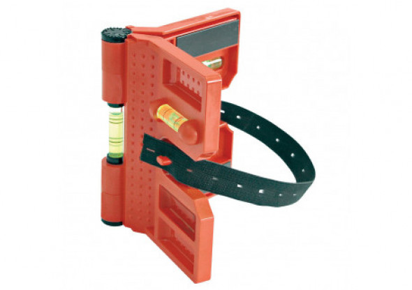 Poziomnica do słupków z reg. kąta magnet + opaska  proline