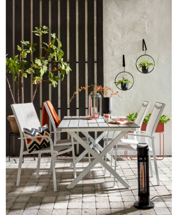 Promiennik stojący 1000W, IP44, element grzejny carbon fiber lamp