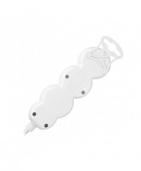 Przedłużacz 3-krotny 2P+Z (schuko), 5m H05VV-F 3x1,0mm², Imax 10A, biały