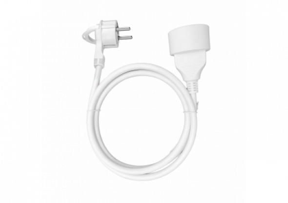 Przedłużacz domowy jednogniazdowy, 1x2P+Z 5m,kabel PVC H05VV-F 3x1,5mm?, 230VAC/16A