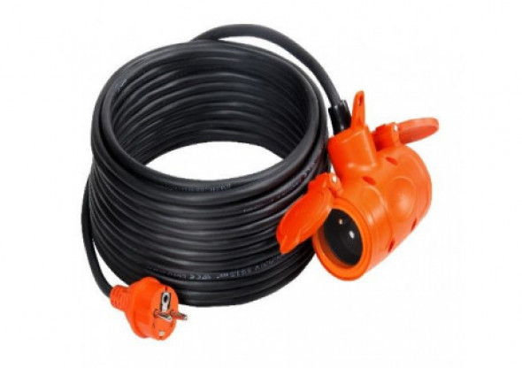 Przedłużacz elektryczny rr ps-200g ip44/3*1.5/10m 2gs ce