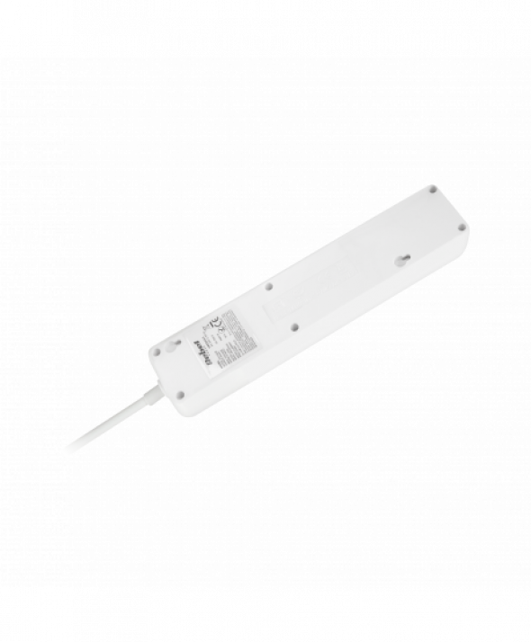 Przedłużacz sieciowy 3  gniazda + 2 gniazda USB z wyłącznikiem - 1.5m