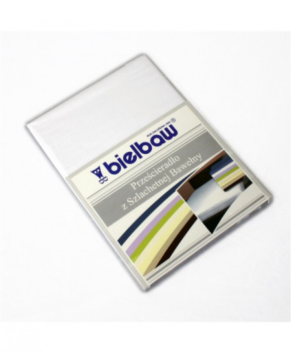 Prześcieradło Bawełna Bielbaw 220x210 Białe