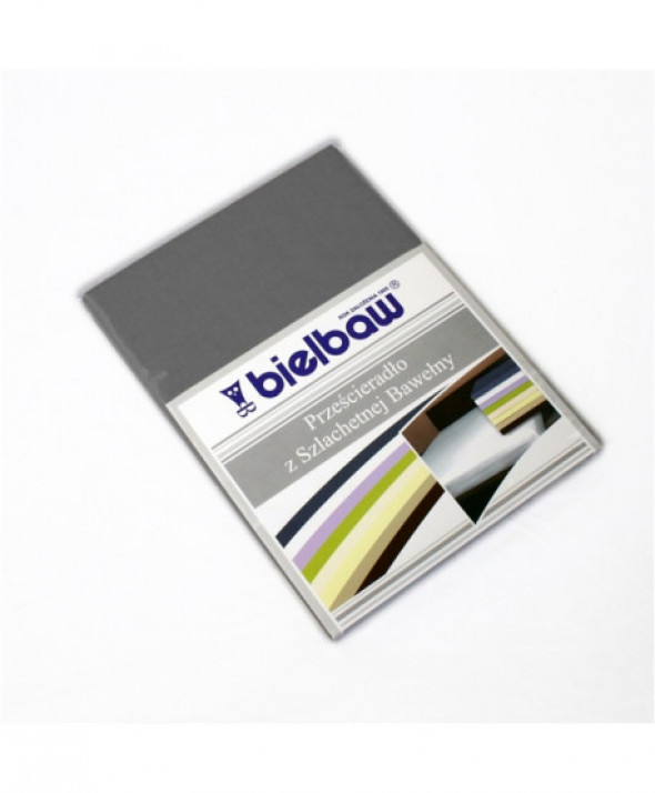 PRZEŚCIERADŁO BAWEŁNA BIELBAW 220X210 C. POPIEL