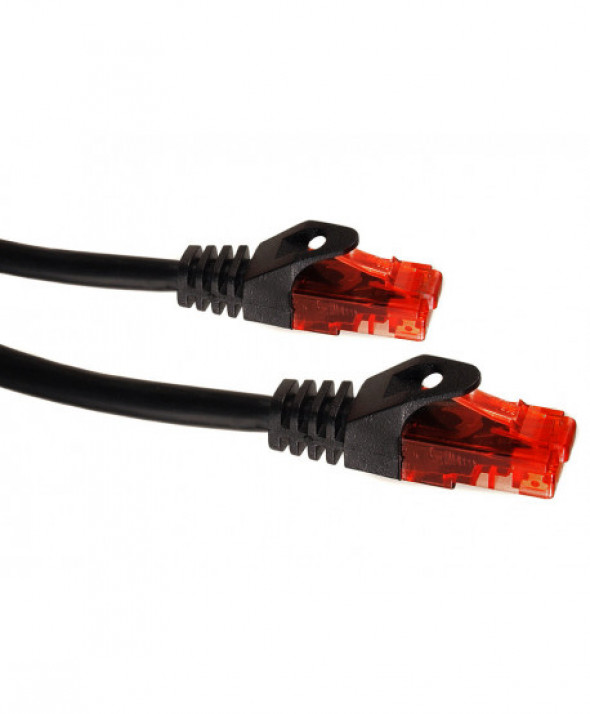 Przewód kabel patchcord UTP cat6 wtyk-wtyk 20m czarny Maclean MCTV-741