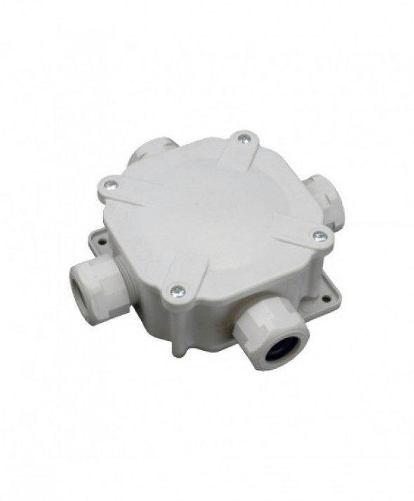 Puszka hermetyczna IP67 / 4 dławnice / 144x144