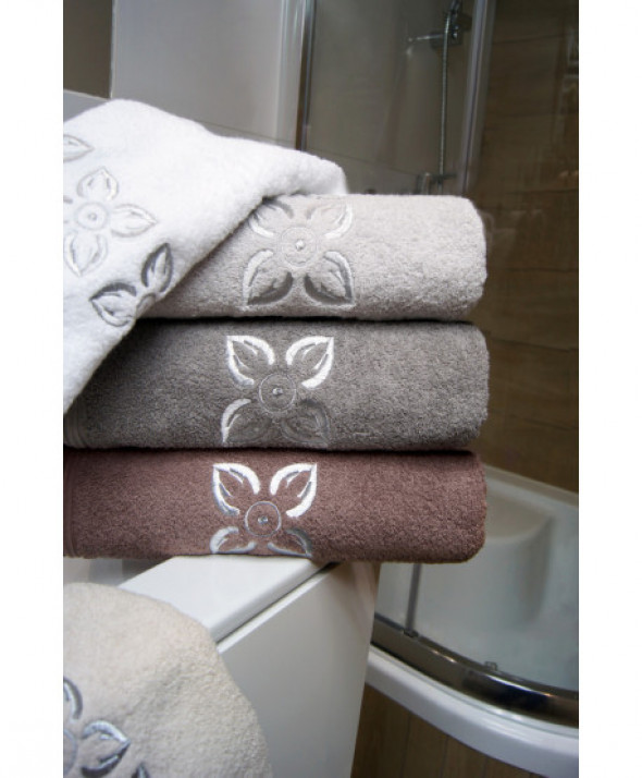 Ręcznik frote  Jasno Siwy 50x90 cm. Victoria Greno