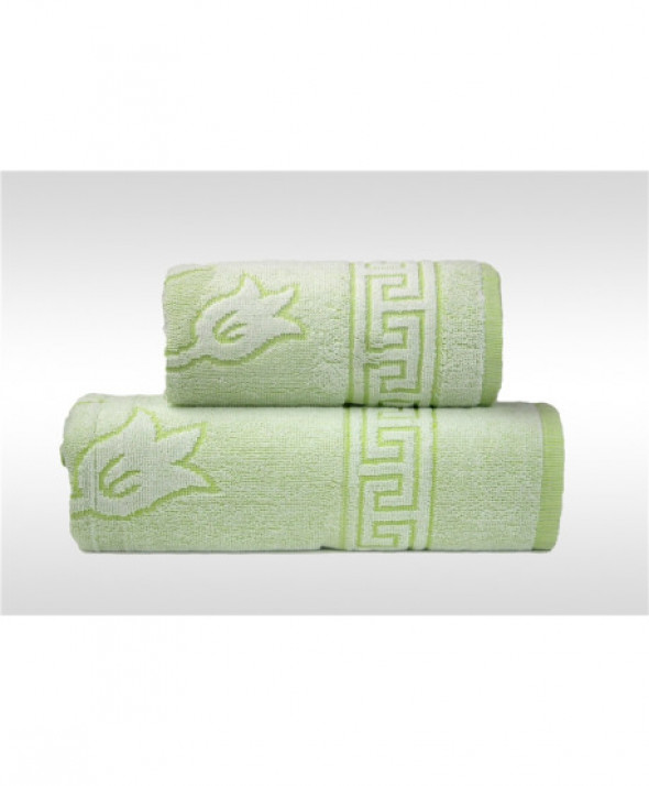 Ręcznik Greno Flora 2 50x90 Zielony