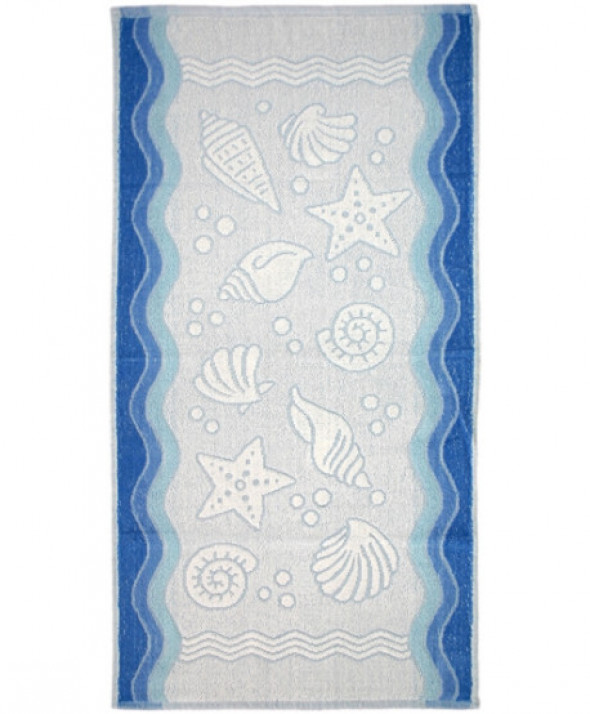Ręcznik Greno Flora Ocean 70X140 Niebieski
