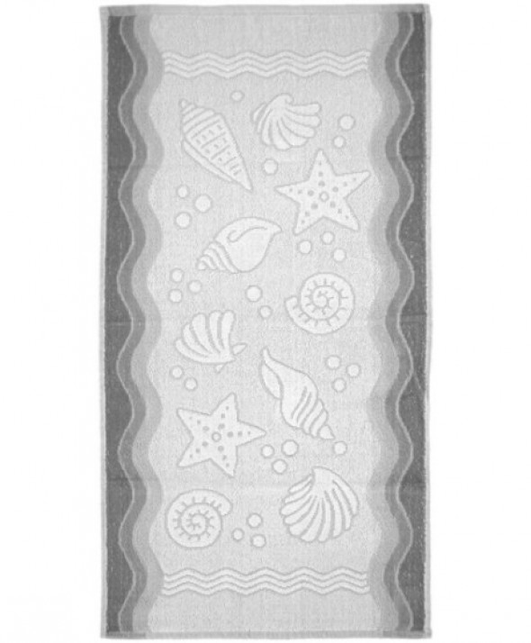 Ręcznik Greno Flora Ocean 70X140 Popielaty