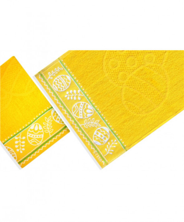 Ręcznik Greno Wielkanocny 30x50 Żółty