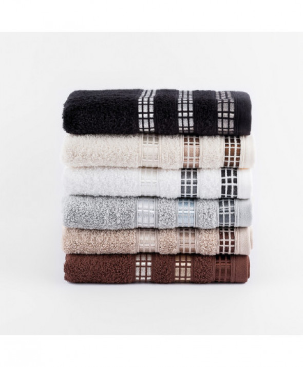 Ręcznik Luxury kolor beżowy 50x90 cm