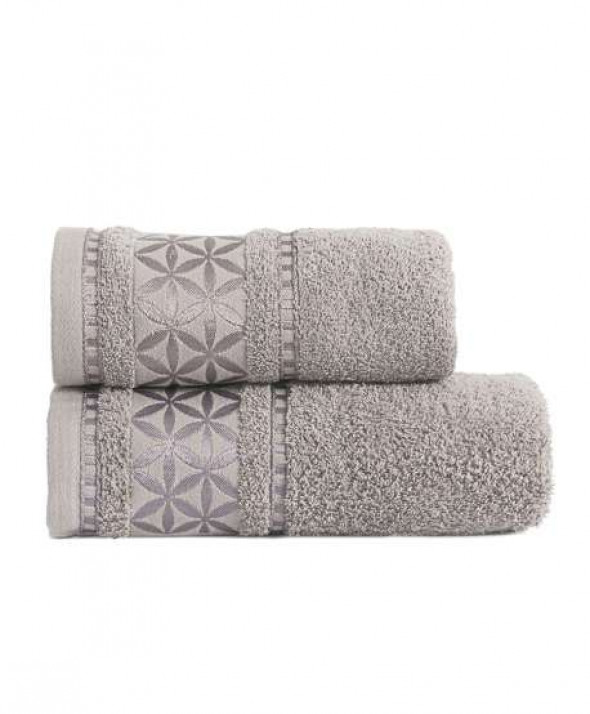 Ręcznik PAOLA kolor szary 50x90 cm.