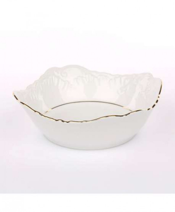 Salaterka kwadratowa porcelana Ćmielów Rococo 3604 17 cm