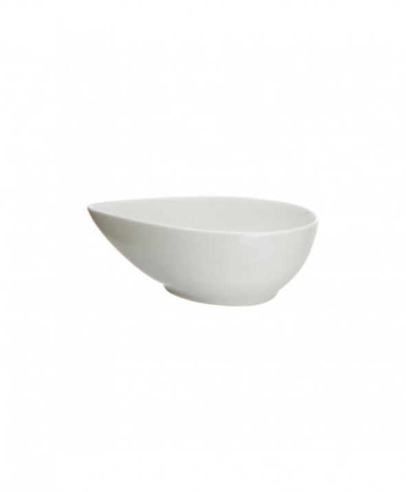 Salaterka na przekąski i do dipów porcelanowa Regular kropla 15 cm