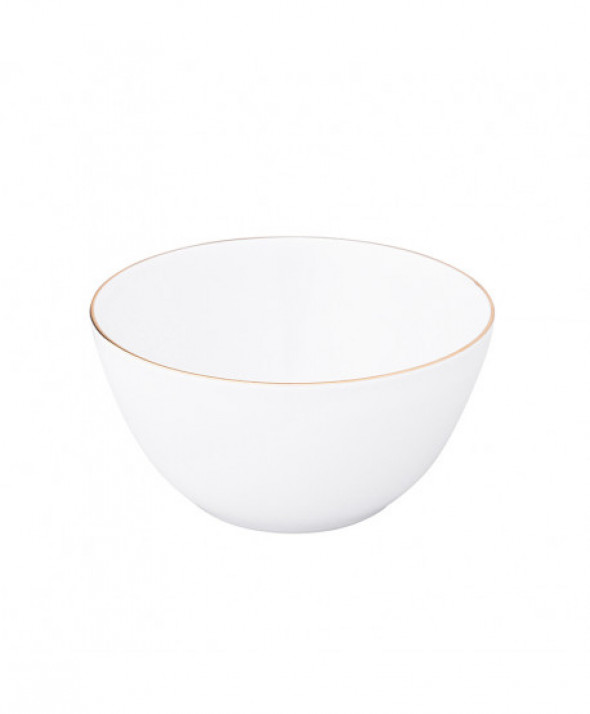 Salaterka okrągła porcelana Karolina MariaPaula Złota Linia 14 cm