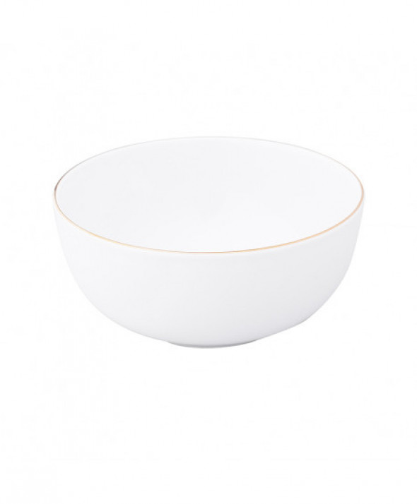 Salaterka okrągła porcelana Karolina MariaPaula Złota Linia 19 cm