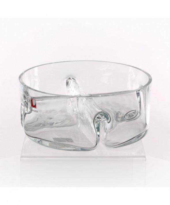 Salaterka szklana czterodzielna Edwanex okrągła 23 cm