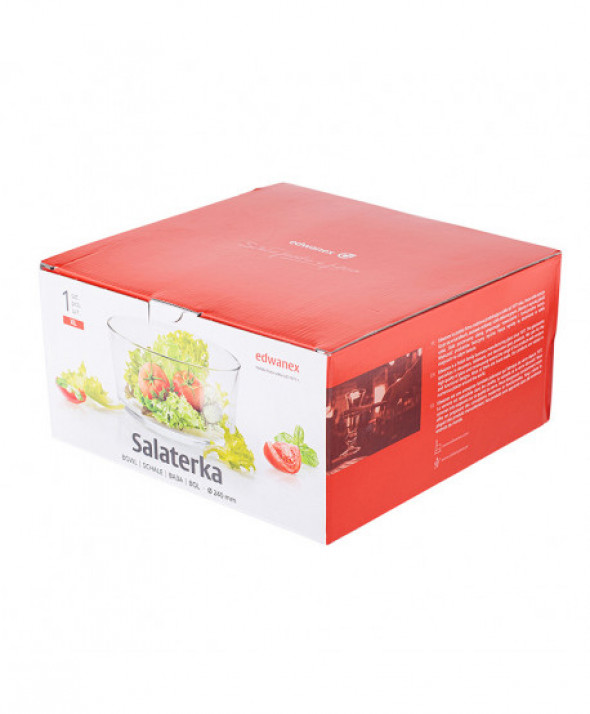 Salaterka szklana Edwanex 24 cm