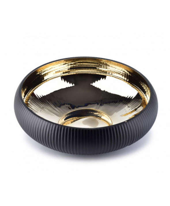 SERENITE BLACK AND GOLD misa dekoracyjnaśr.29xH:10cm