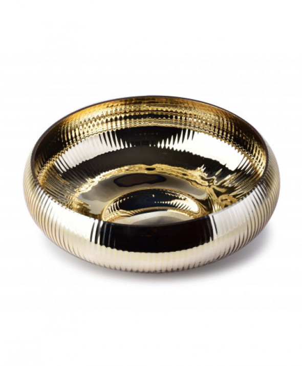 SERENITE GOLD Misa dekoracyjna          śr.29xH:10cm