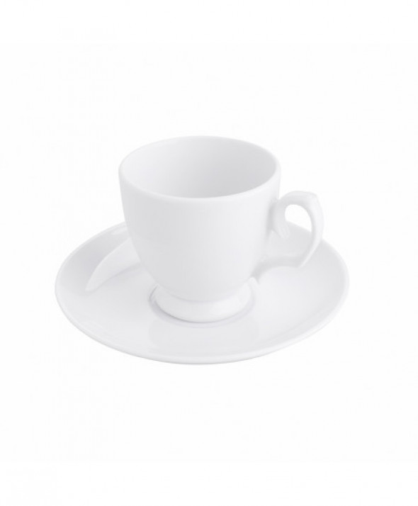 Serwis do kawy / espresso porcelanowy MariaPaula Biała na 6 osób (12 el.)