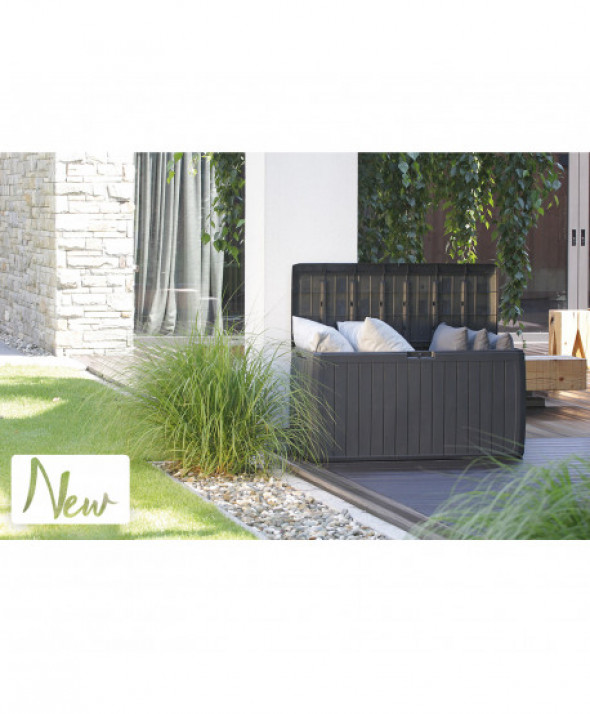 Skrzynia ogrodowa Boxe Board 290L MBBD290 umbra