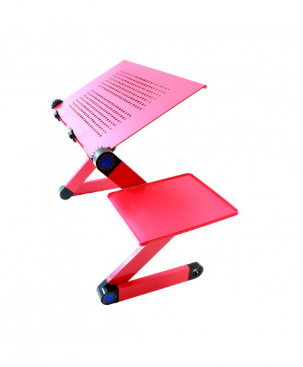 SL7B Stolik pod laptopa chłodzący pink