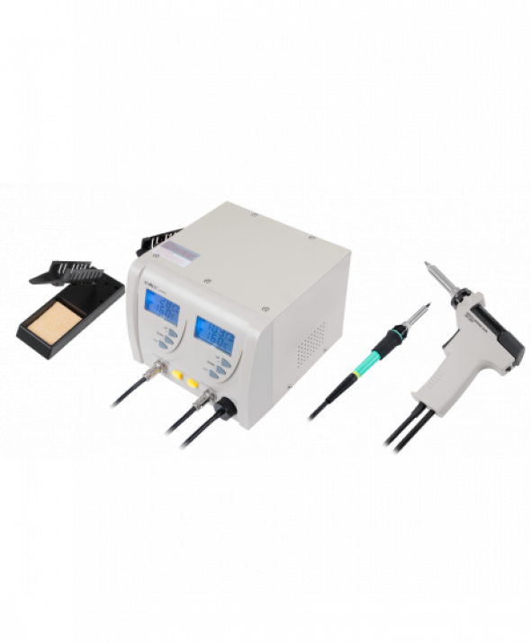 Stacja lutownicza ZD-917 (rozlutownica + lutownica kolbowa)