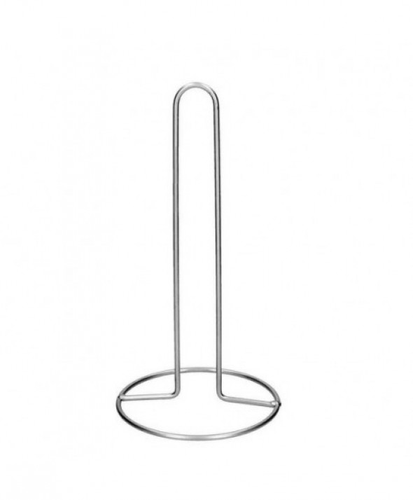 Stojak na ręcznik papierowy metalowy Primpol srebrny 30 cm