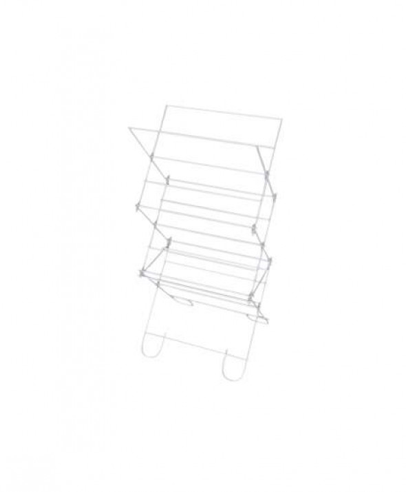 Suszarka na pranie stojąca (brodzikowa) Metpol Bocian, biała