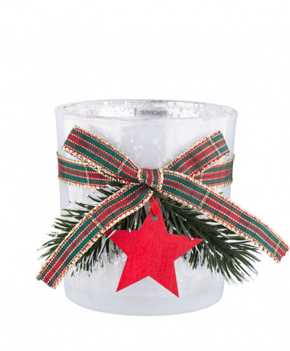 Świecznik świąteczny / dekoracja świąteczna / Święta 8 cm mix kolorów