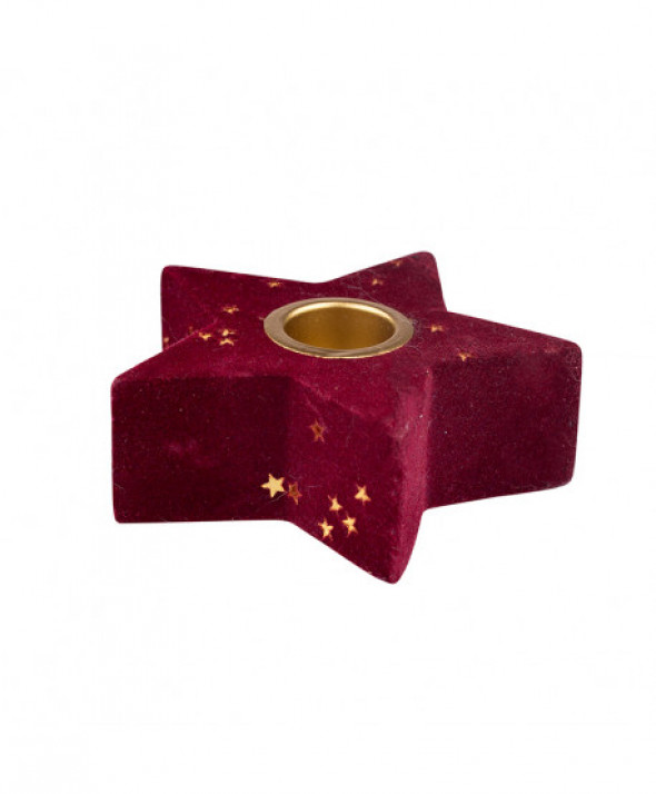 Świecznik świąteczny ozdobny dekoracyjny Gwiazda 9,5 cm