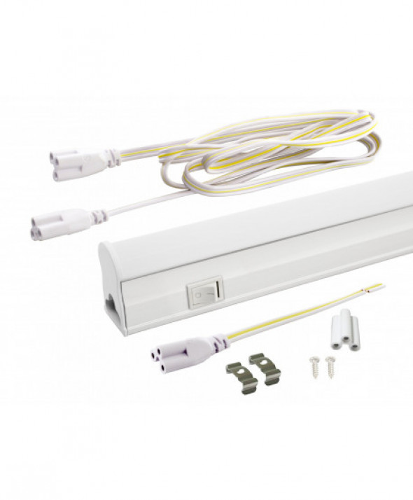 Świetlówka led liniowa t5 150cm 22w on/off neutralna 4000k lampa natynkowa zintegrowana z oprawą