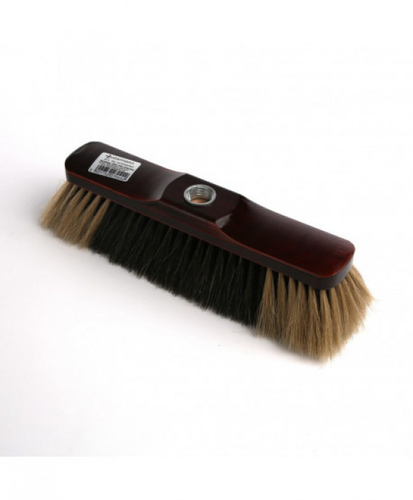 SZCZOTKA DO ZAMIATANIA WŁOSIE KOŃSKIE LAKIER BRĄZ MAHOŃ NATURAL(6/309/90)