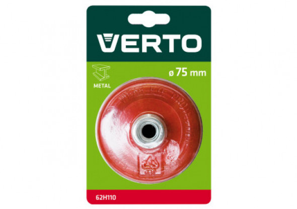 Szczotka druciana doczołowa 75 mm x M14