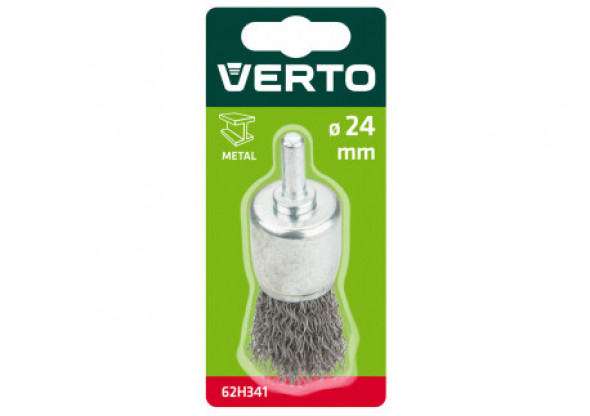 Szczotka druciana pędzelkowa z trzpieniem 24 mm