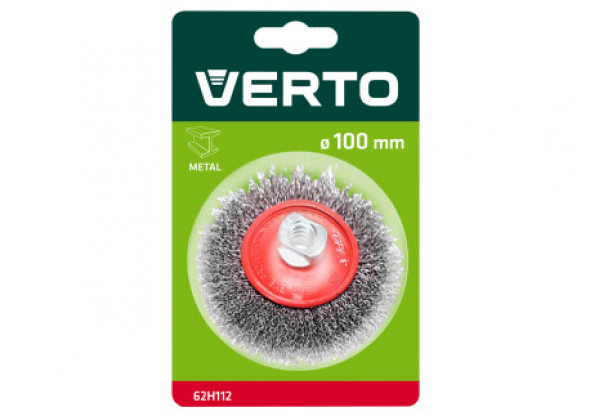 Szczotka druciana tarczowa odgięta 100 mm x M14