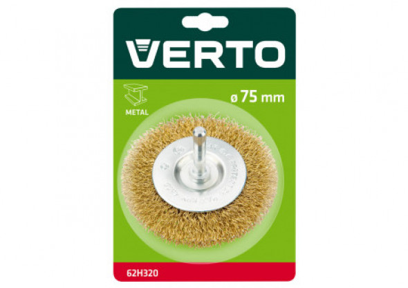 Szczotka druciana tarczowa z trzpieniem 75 mm