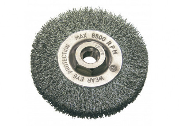 Szczotka tarczowa z drutu stal.falist. fi 115mm, m14 proline