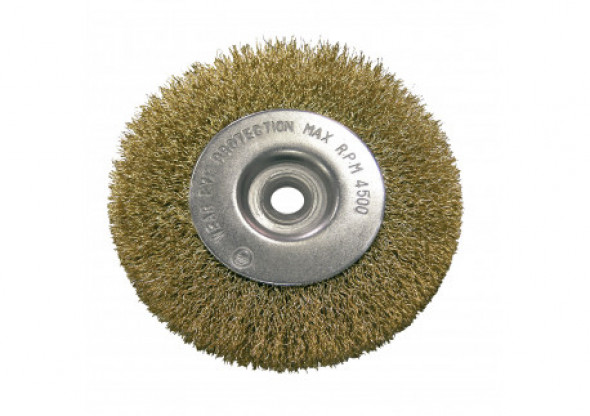 Szczotka tarczowa z drutu stalowego mosiądz.fi  50mm proline