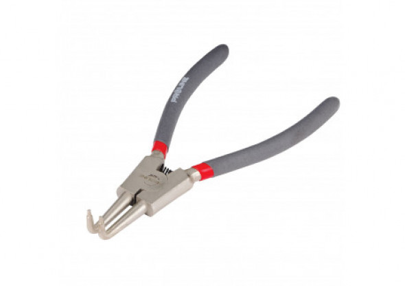 Szczypce do pierścieni osad. 150mm.zewn.wygięte. proline