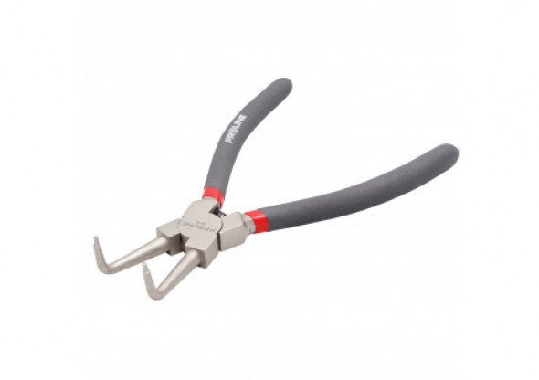 Szczypce do pierścieni osad. 175mm.wewn.wygięte. proline