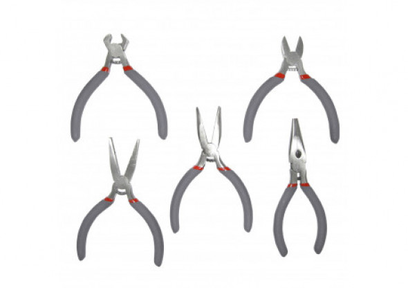 Szczypce precyzyjne 'micro' 120mm - kpl. szt.5    proline