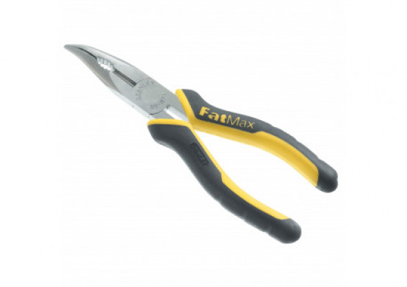 Szczypce wydłużone odgięte 160 mm maxsteel [k]