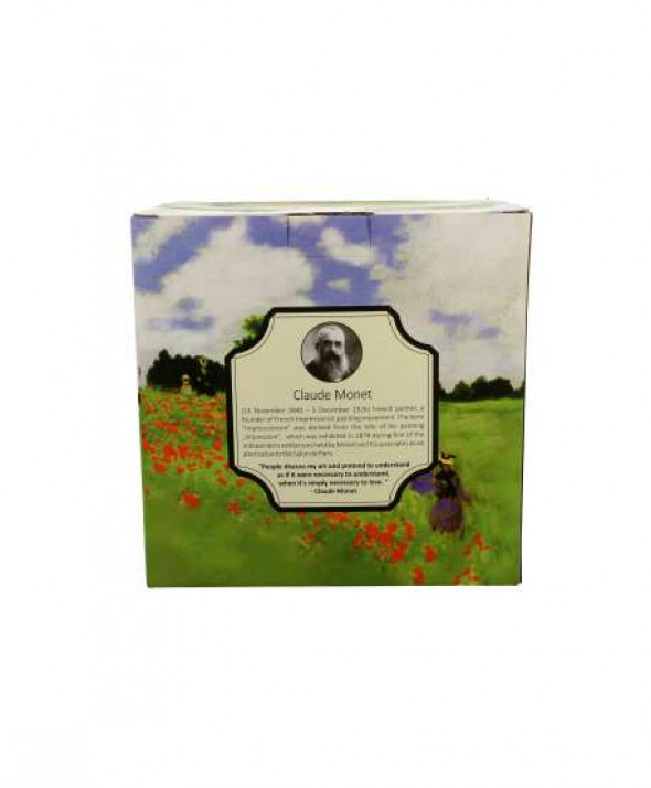 Szklany dzbanek 1000 ml z podgrzewaczem POPPY FIELD C. Monet