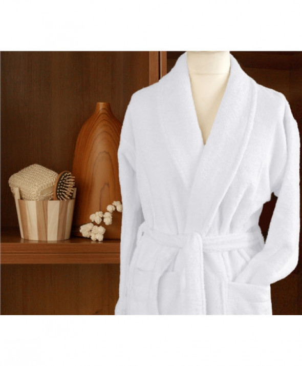 Szlafrok Bawełniany Cortina Frotex XL Biały