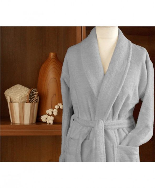 Szlafrok Bawełniany Cortina Frotex XL Stalowy